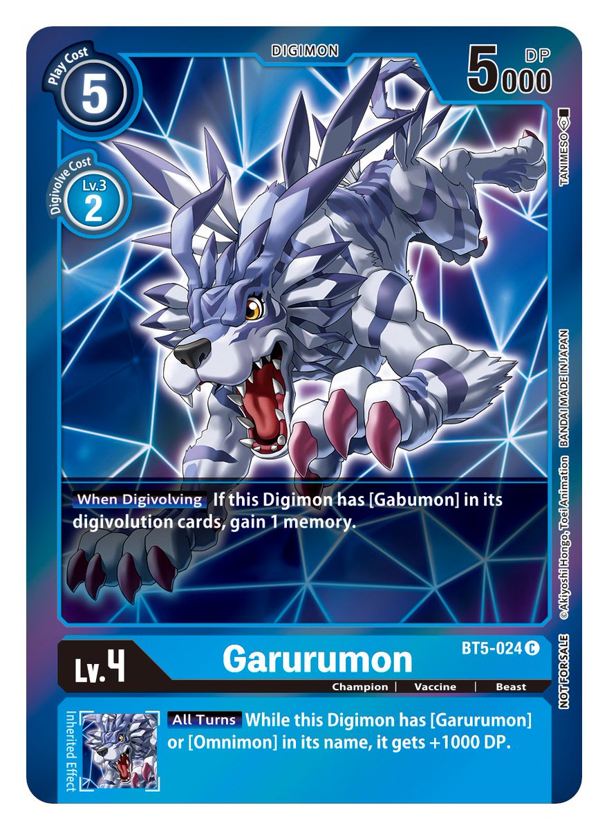 Garurumon [BT5-024] (Event Pack 2) [Battle of Omni] | Devastation Store