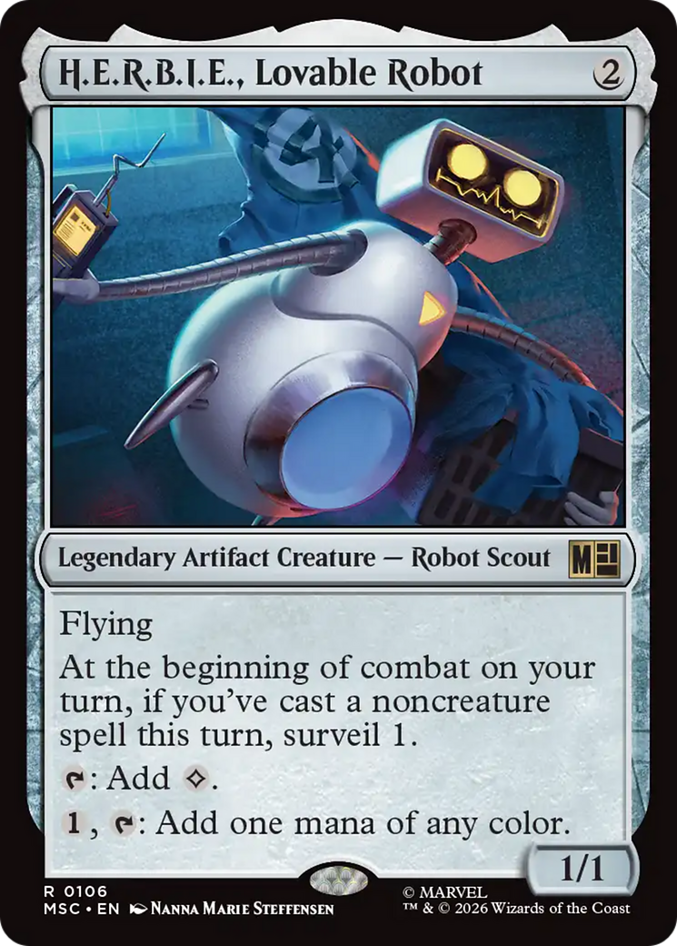 H.E.R.B.I.E., Lovable Robot [Marvel Super Heroes Commander] | Devastation Store