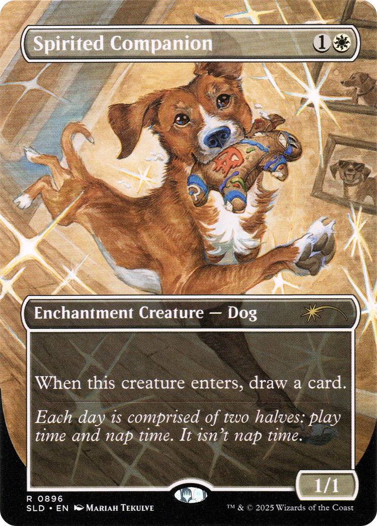 Spirited Companion (0896) (Rainbow Foil) [Secret Lair Drop Series] | Devastation Store