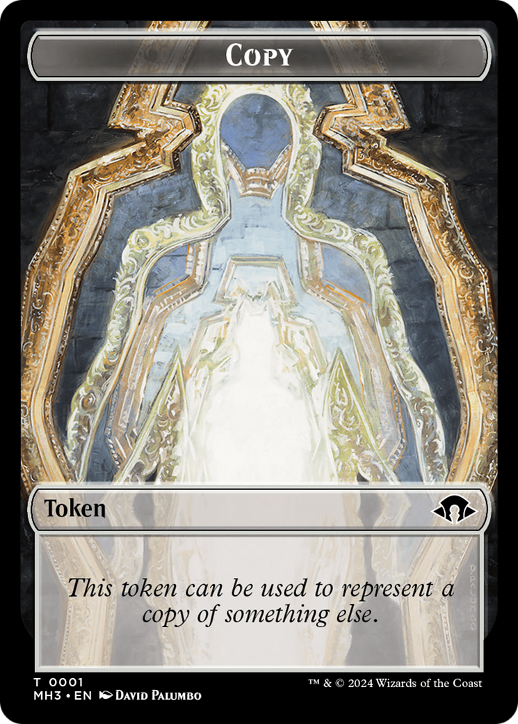 Thopter (Ripple Foil) // Copy Double-Sided Token [Modern Horizons 3 Commander Tokens] | Devastation Store