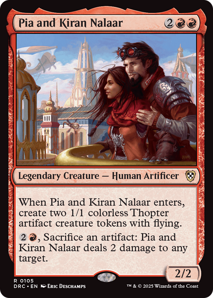 Pia and Kiran Nalaar [Aetherdrift Commander] | Devastation Store