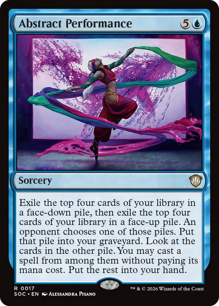 Abstract Performance [Secrets of Strixhaven Commander] | Devastation Store