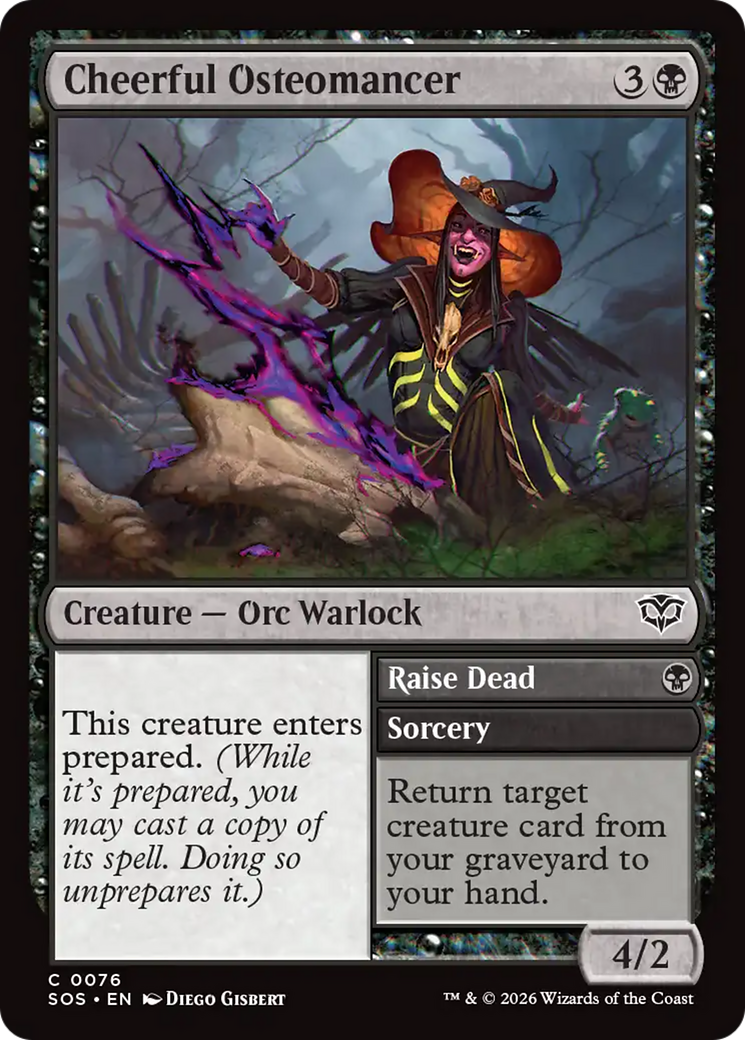 Cheerful Osteomancer [Secrets of Strixhaven] | Devastation Store