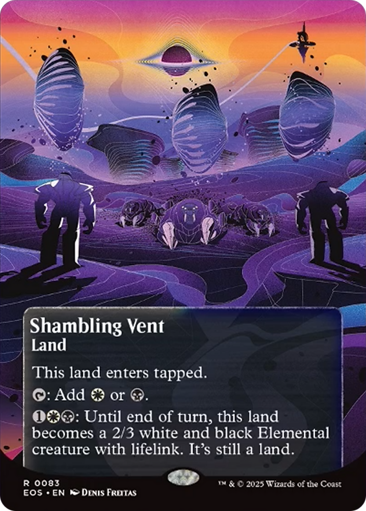 Shambling Vent (0083) (Borderless) [Edge of Eternities: Stellar Sights] | Devastation Store