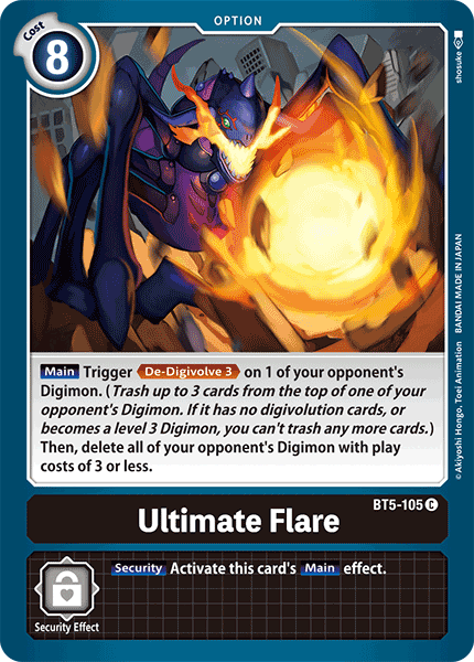 Ultimate Flare [BT5-105] [Battle of Omni] | Devastation Store