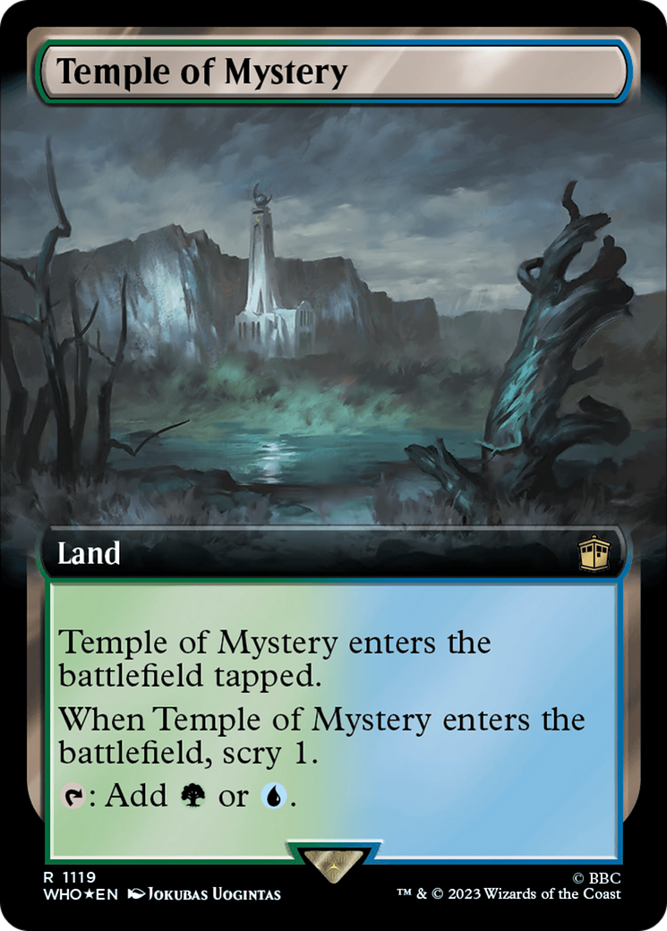 Temple of Mystery (Extended Art) (Surge Foil) [Doctor Who] | Devastation Store