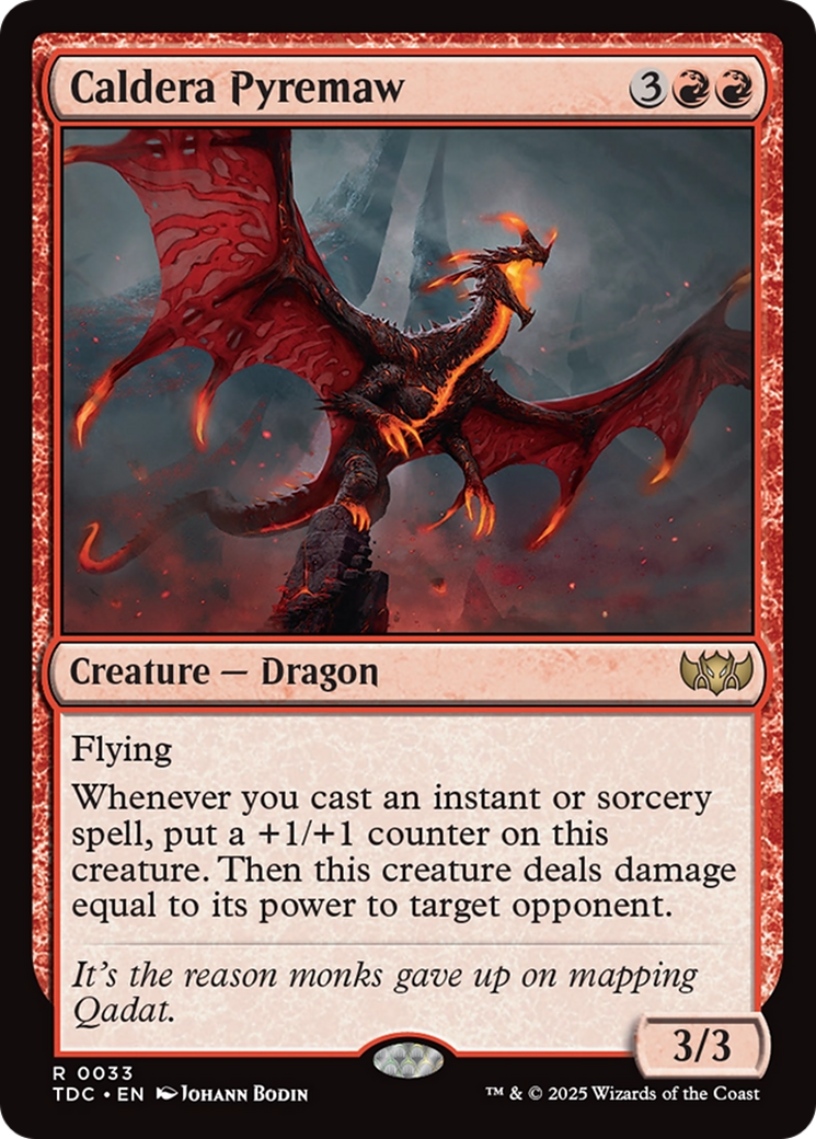 Caldera Pyremaw [Tarkir: Dragonstorm Commander] | Devastation Store