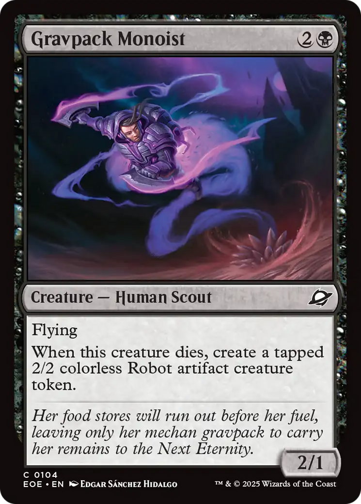 Gravpack Monoist [Edge of Eternities] | Devastation Store