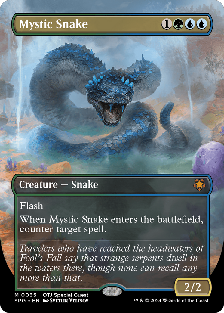 Mystic Snake (Borderless) [Outlaws of Thunder Junction Special Guests] | Devastation Store