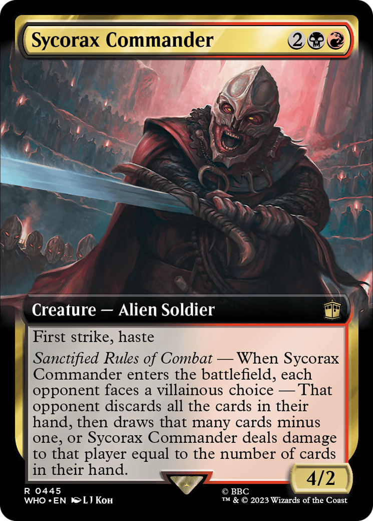 Sycorax Commander (Extended Art) [Doctor Who] | Devastation Store