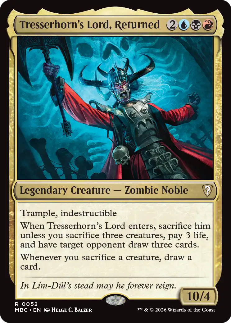 Tresserhorn's Lord, Returned [Mystery Booster: Commander Edition] | Devastation Store