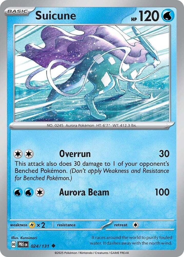 Suicune (024/131) [Scarlet & Violet: Prismatic Evolutions] | Devastation Store