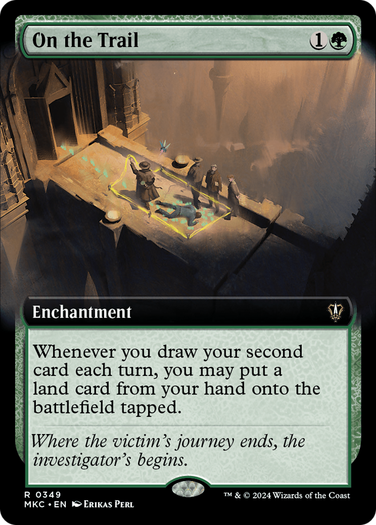 On the Trail (Extended Art) [Murders at Karlov Manor Commander] | Devastation Store