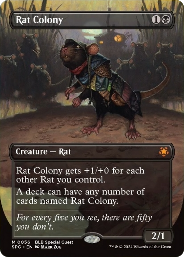 Rat Colony (Borderless) [Bloomburrow Special Guests] | Devastation Store