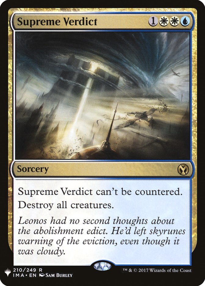 Supreme Verdict [Mystery Booster] | Devastation Store