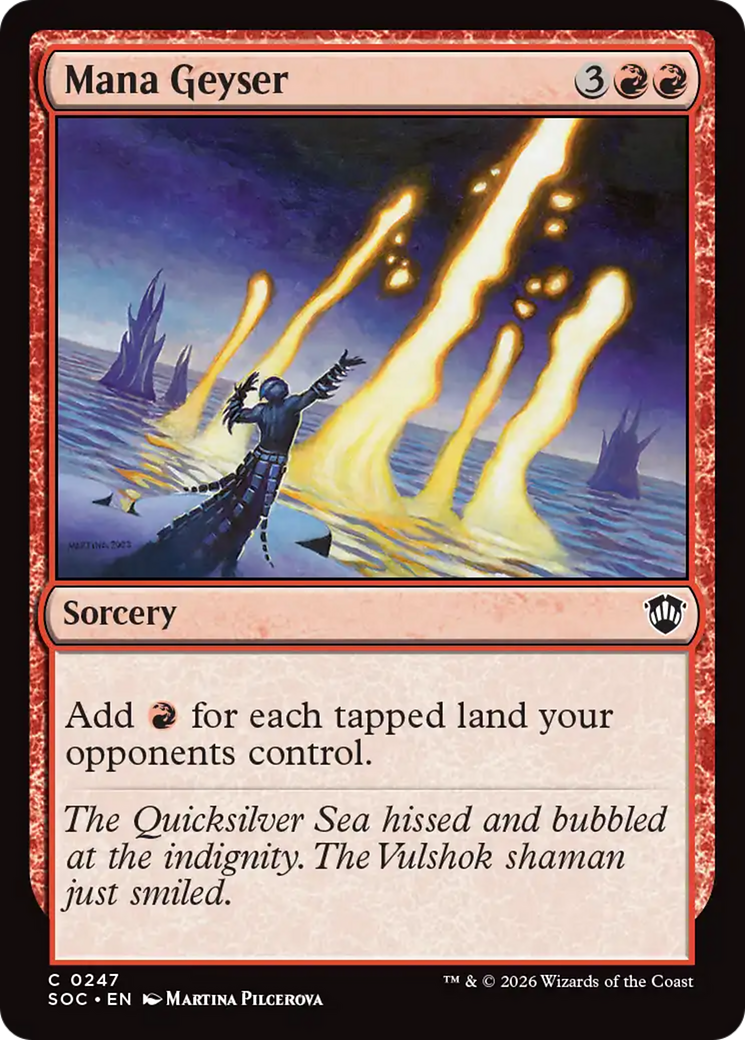 Mana Geyser [Secrets of Strixhaven Commander] | Devastation Store