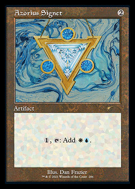 Azorius Signet (Retro) [Secret Lair Drop Series] | Devastation Store