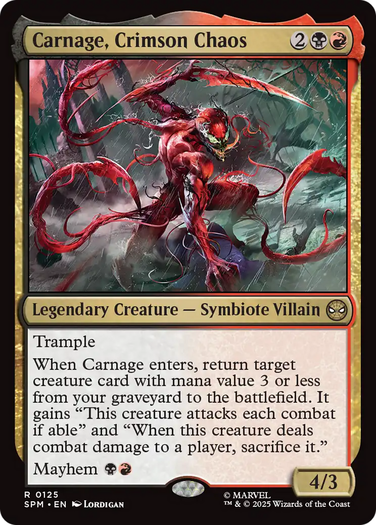 Carnage, Crimson Chaos [Marvel's Spider-Man] | Devastation Store