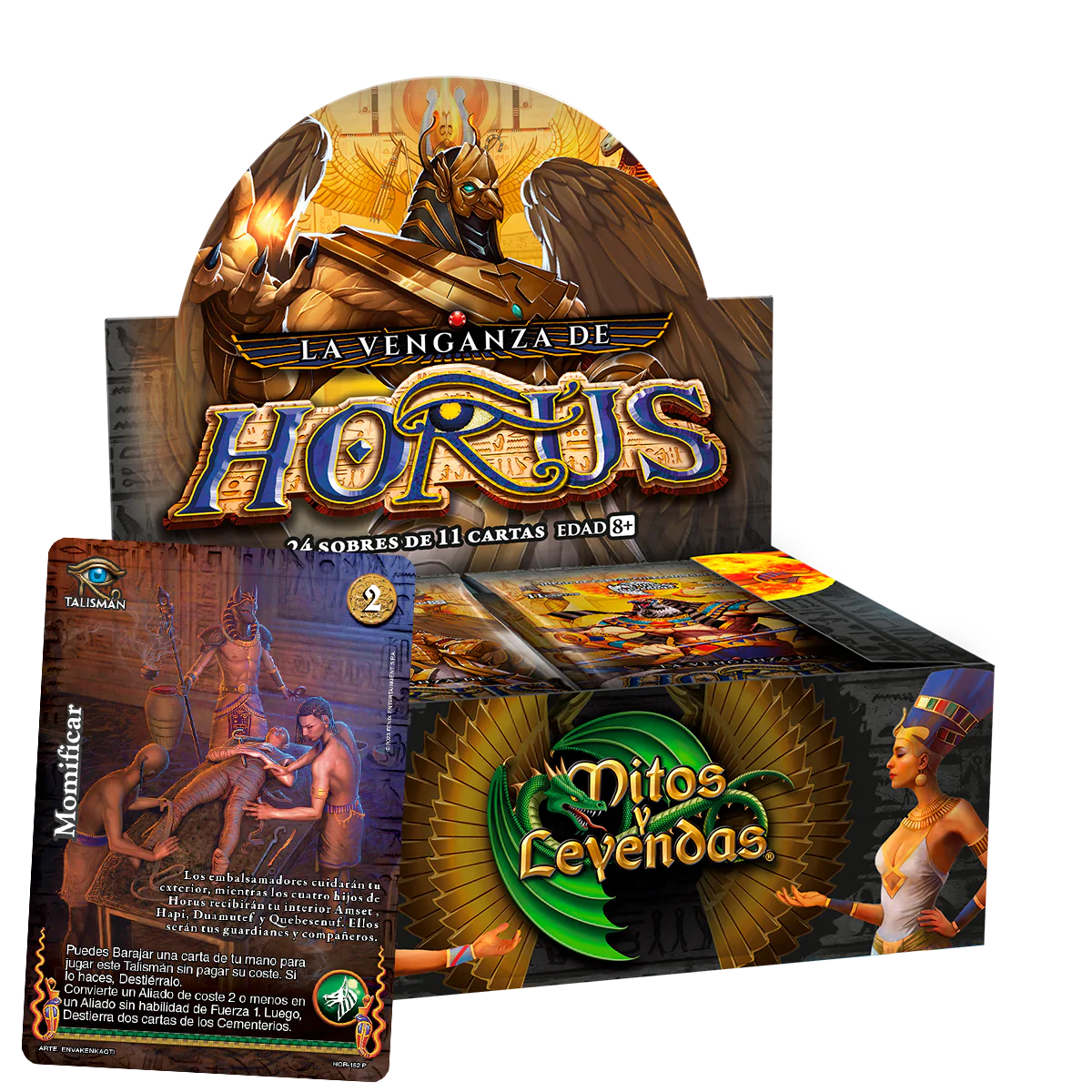 Display 24 sobres La Venganza de Horus, Mitos y Leyendas | Devastation Store