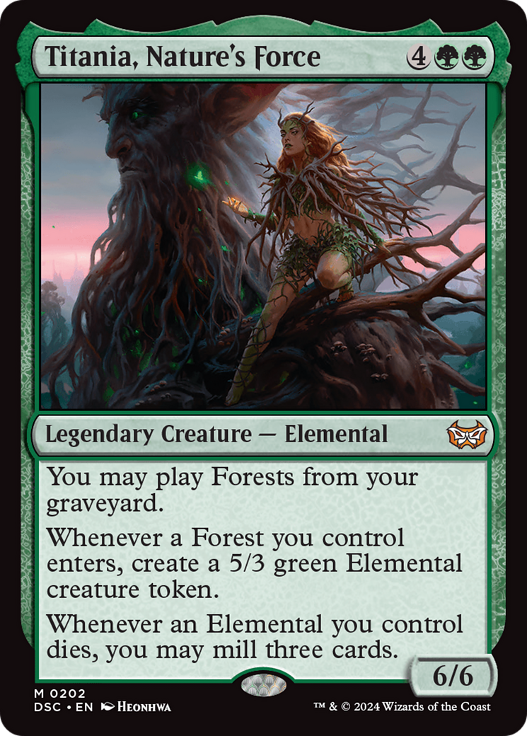 Titania, Nature's Force [Duskmourn: House of Horror Commander] | Devastation Store