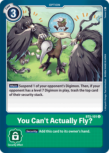 You Can't Actually Fly? [BT5-101] [Battle of Omni] | Devastation Store