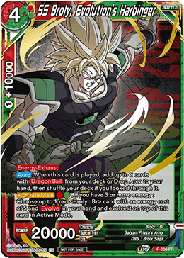 SS Broly, Evolution's Harbinger (P-336) [Tournament Promotion Cards] | Devastation Store