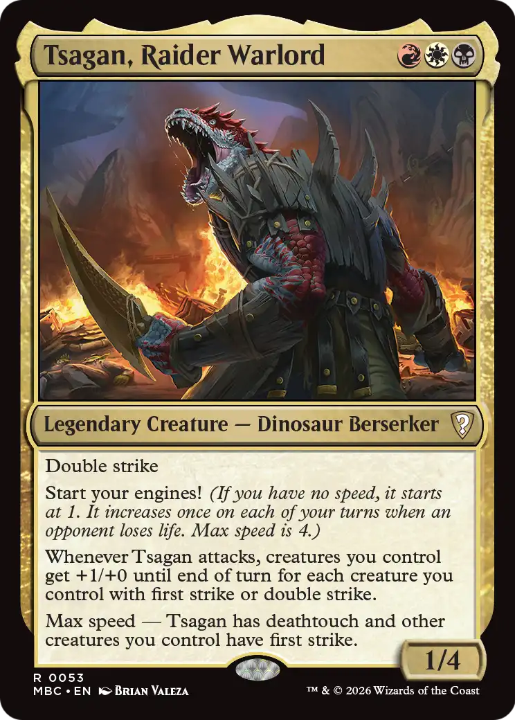 Tsagan, Raider Warlord [Mystery Booster: Commander Edition] | Devastation Store