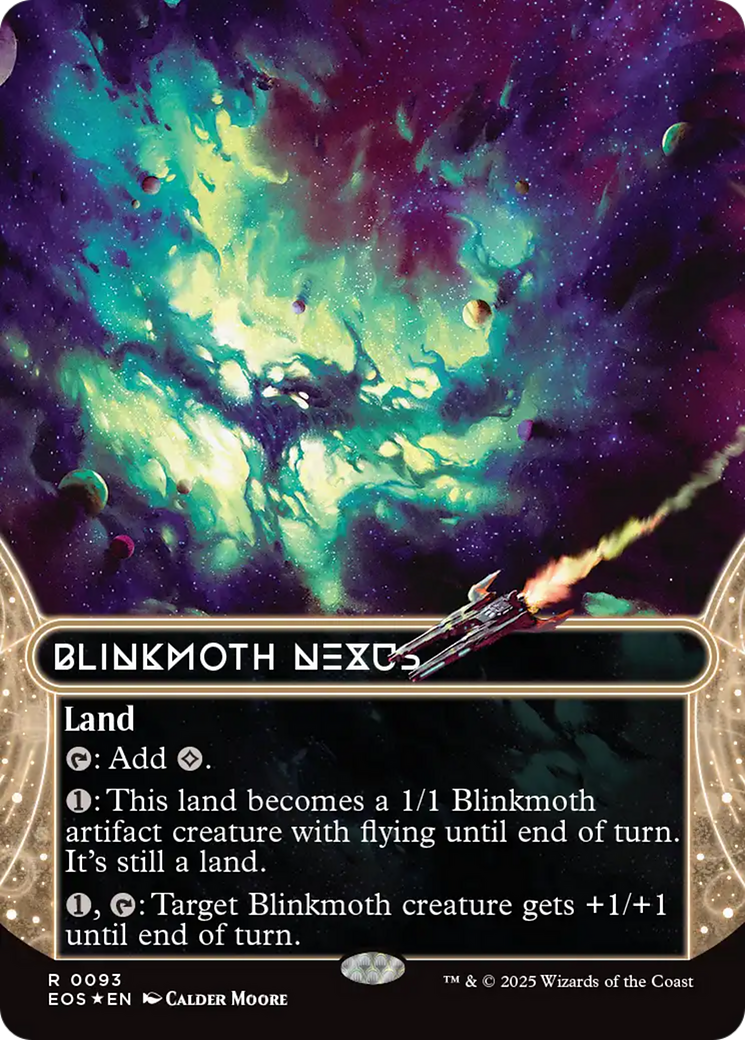 Blinkmoth Nexus (0093) (Borderless) (Galaxy Foil) [Edge of Eternities: Stellar Sights] | Devastation Store