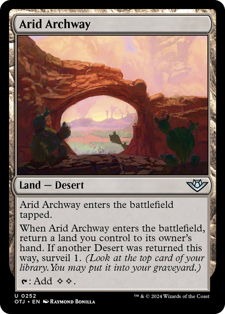 Arid Archway [Outlaws of Thunder Junction] | Devastation Store