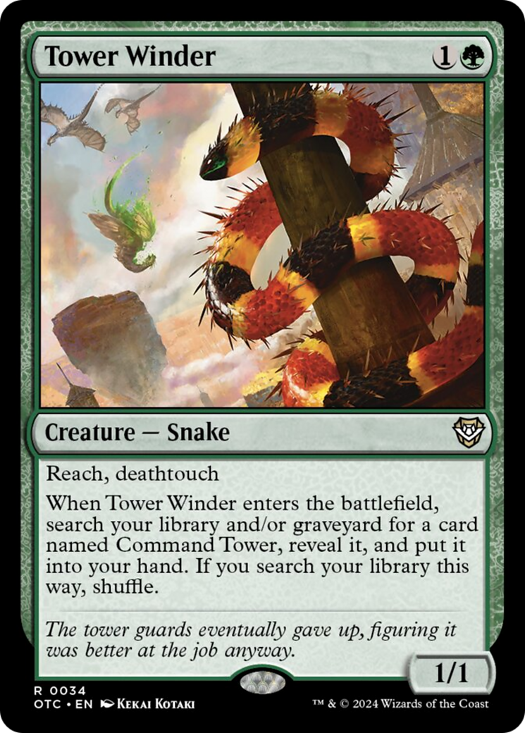 Tower Winder [Outlaws of Thunder Junction Commander] | Devastation Store