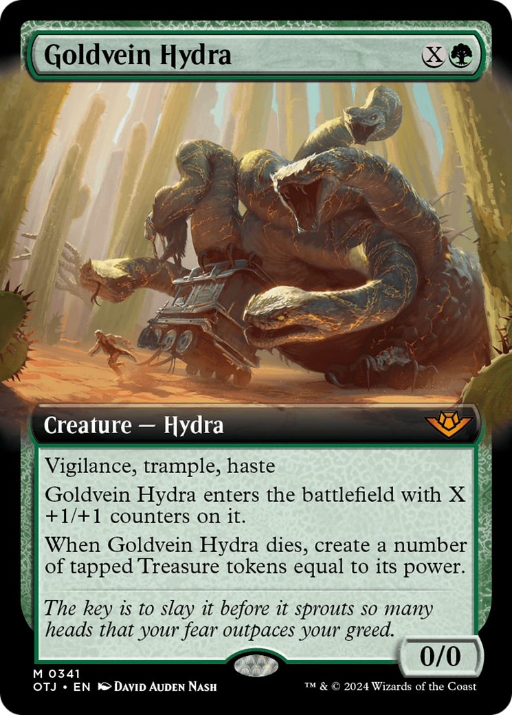 Goldvein Hydra (Extended Art) [Outlaws of Thunder Junction] | Devastation Store