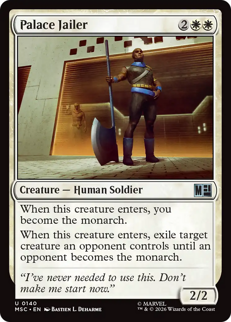 Palace Jailer (Surge Foil) [Marvel Super Heroes Commander] | Devastation Store
