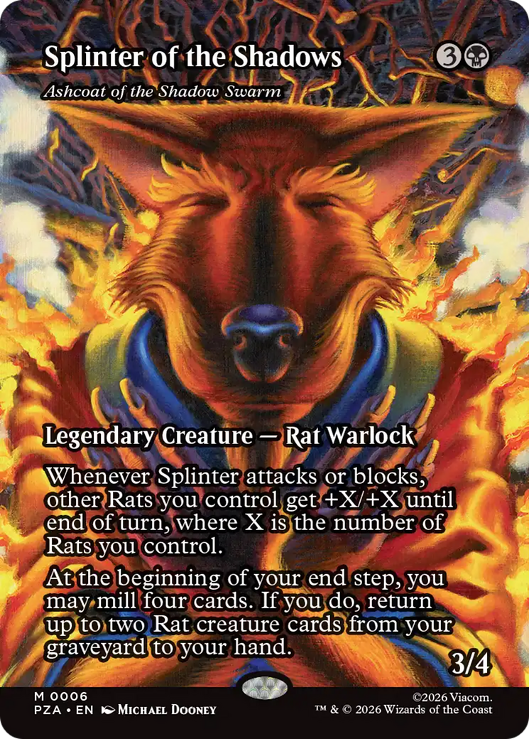 Ashcoat of the Shadow Swarm (Borderless) [Teenage Mutant Ninja Turtles Eternal-Legal] | Devastation Store