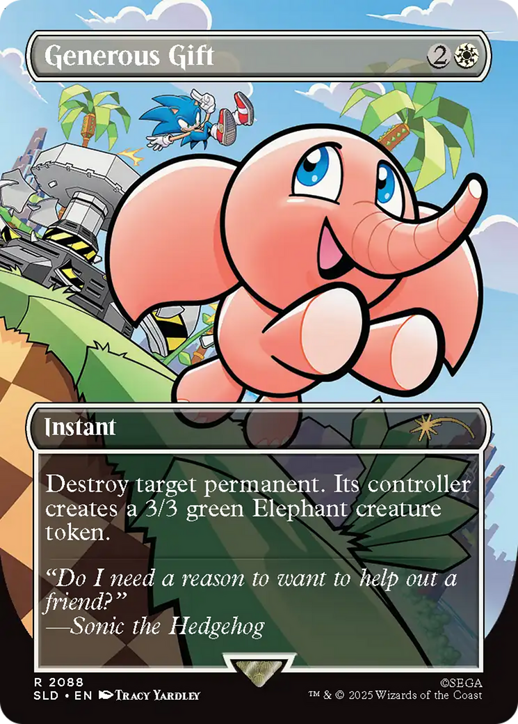 Generous Gift (2088) (Rainbow Foil) [Secret Lair Drop Series] | Devastation Store