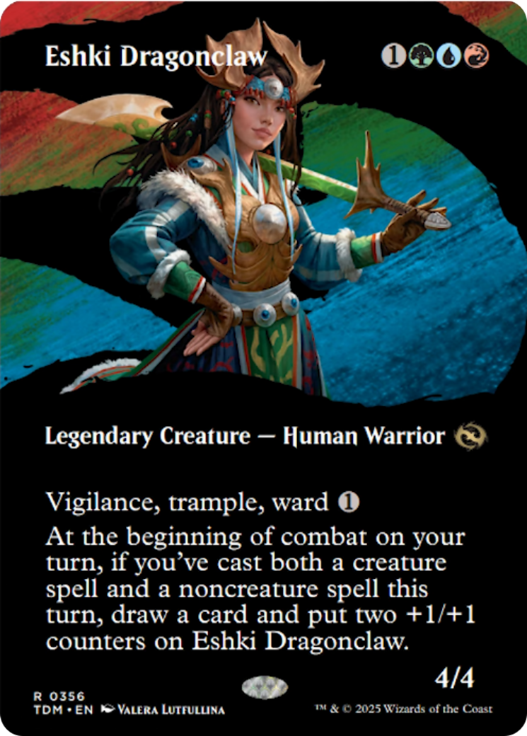 Eshki Dragonclaw (Borderless) [Tarkir: Dragonstorm] | Devastation Store