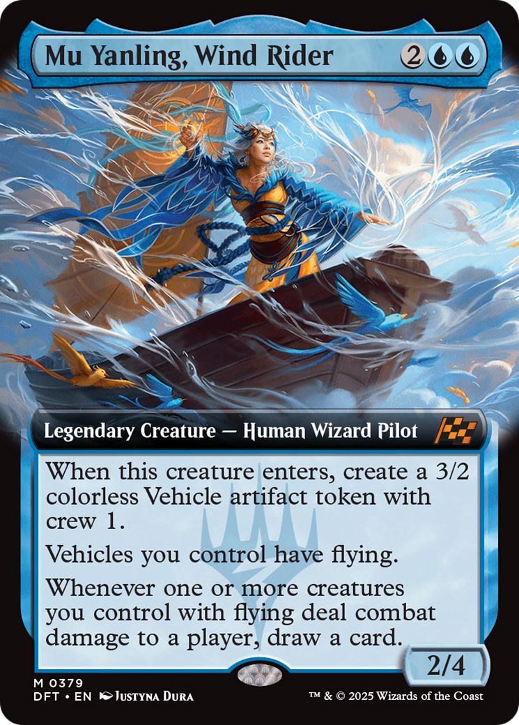 Mu Yanling, Wind Rider (Extended Art) [Aetherdrift] | Devastation Store