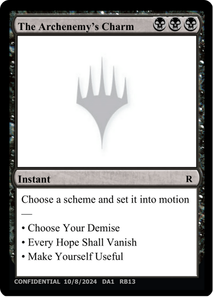 The Archenemy's Charm [Unknown Event] | Devastation Store
