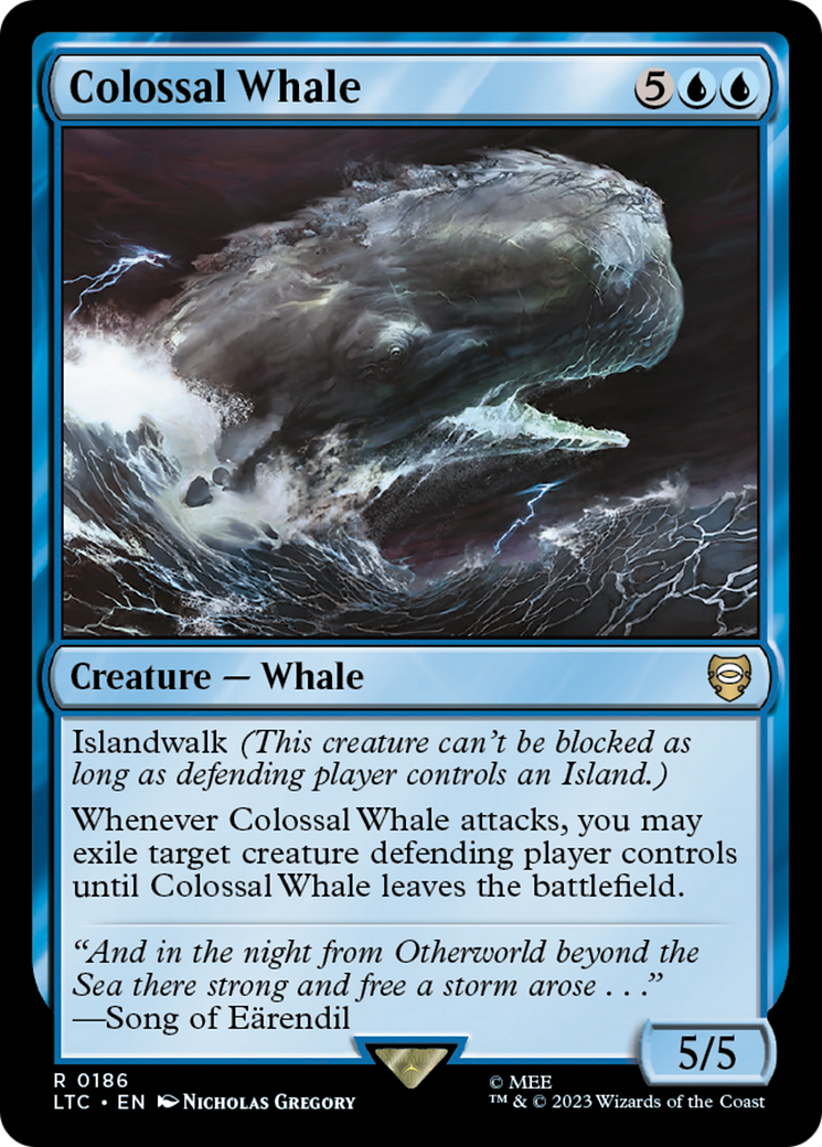 Colossal Whale [The Lord of the Rings: Tales of Middle-Earth Commander] | Devastation Store