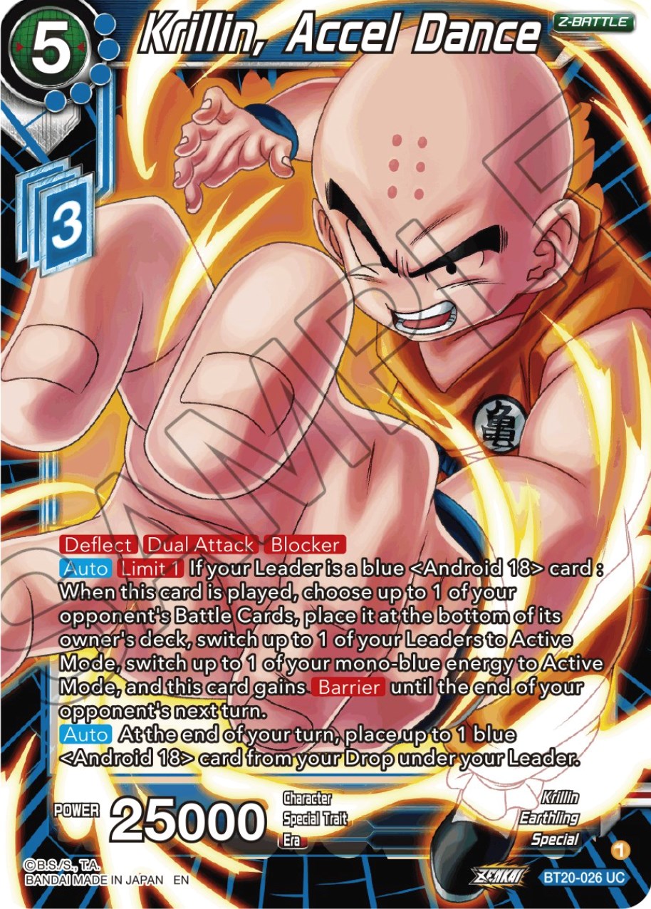 Krillin, Accel Dance (BT20-026) [Power Absorbed] | Devastation Store