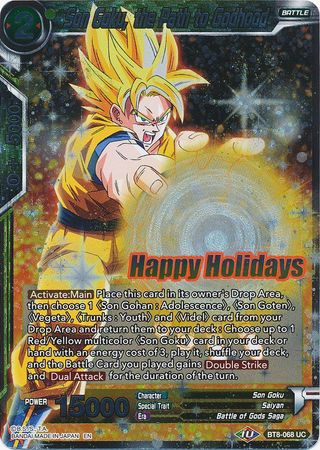 Son Goku, the Path to Godhood (Gift Box 2019) (BT8-068) [Promotion Cards] | Devastation Store