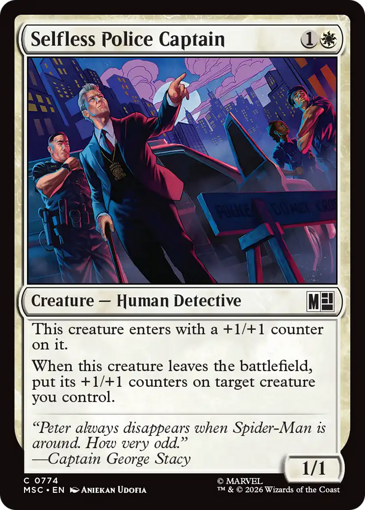 Selfless Police Captain [Marvel Super Heroes Commander] | Devastation Store