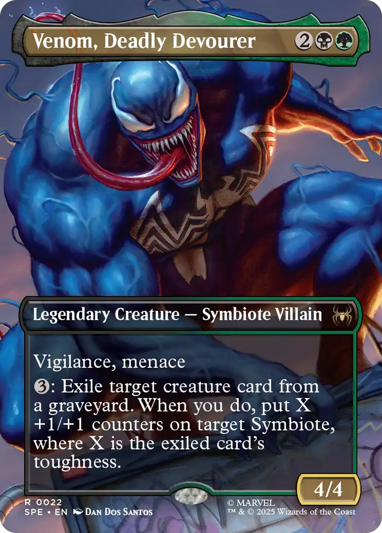 Venom, Deadly Devourer (Borderless) [Marvel's Spider-Man: Eternal-Legal] | Devastation Store