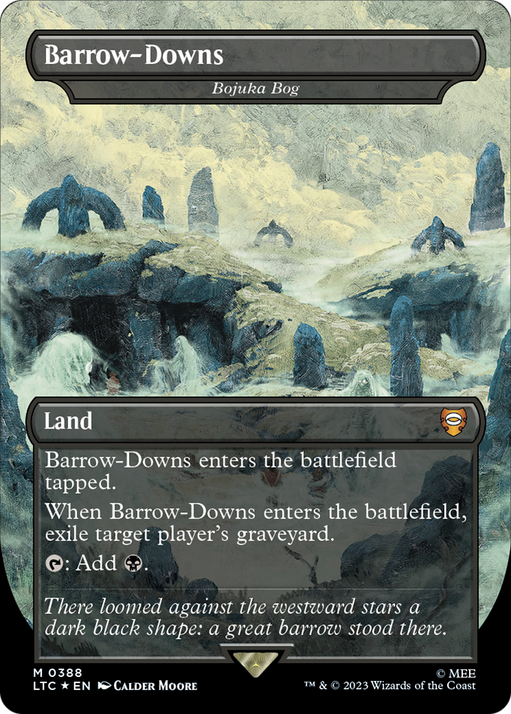 Barrow-Downs - Bojuka Bog (Surge Foil Realms and Relics) [The Lord of the Rings: Tales of Middle-Earth Commander] | Devastation Store