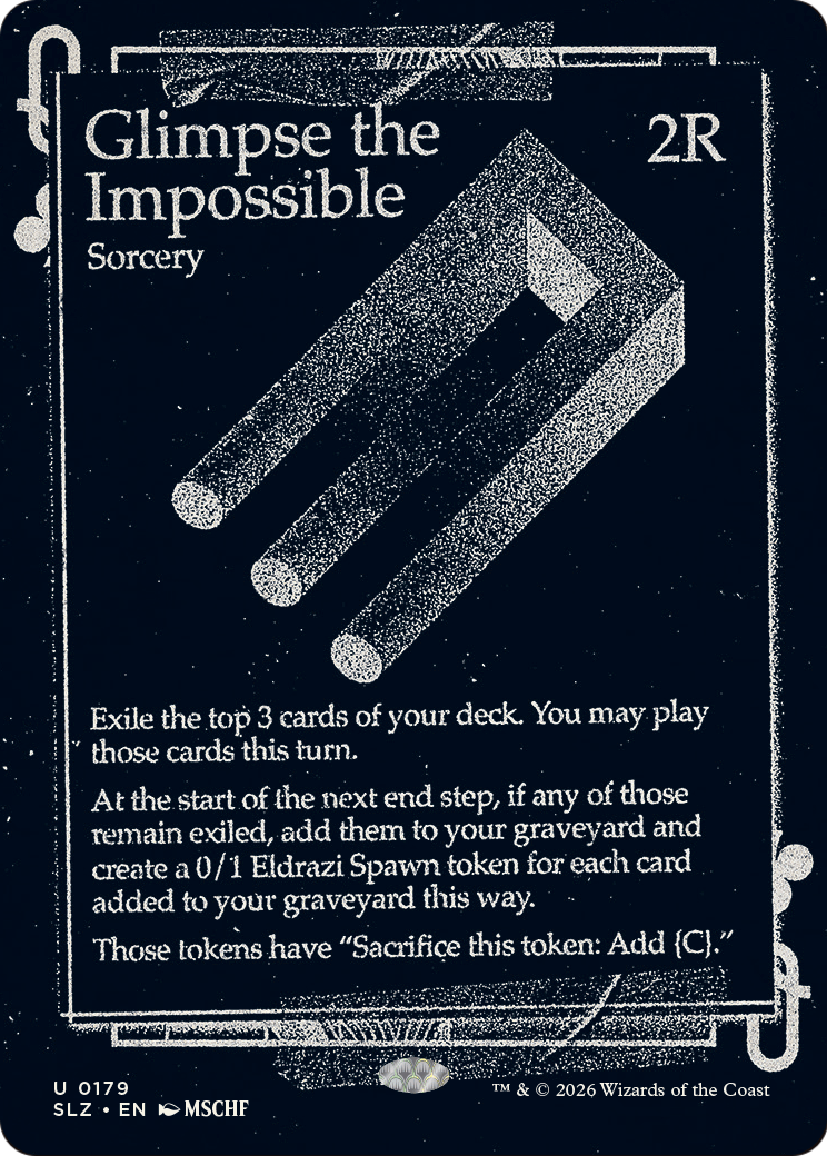 Glimpse the Impossible (0179) [Secret Lair x MSCHF: The Zeta Set] | Devastation Store