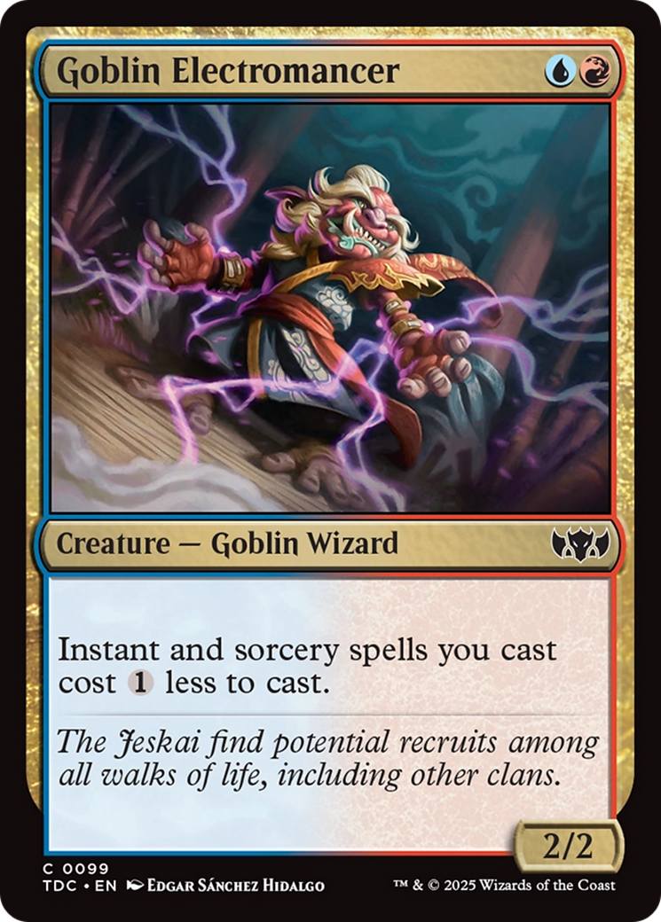 Goblin Electromancer [Tarkir: Dragonstorm Commander] | Devastation Store