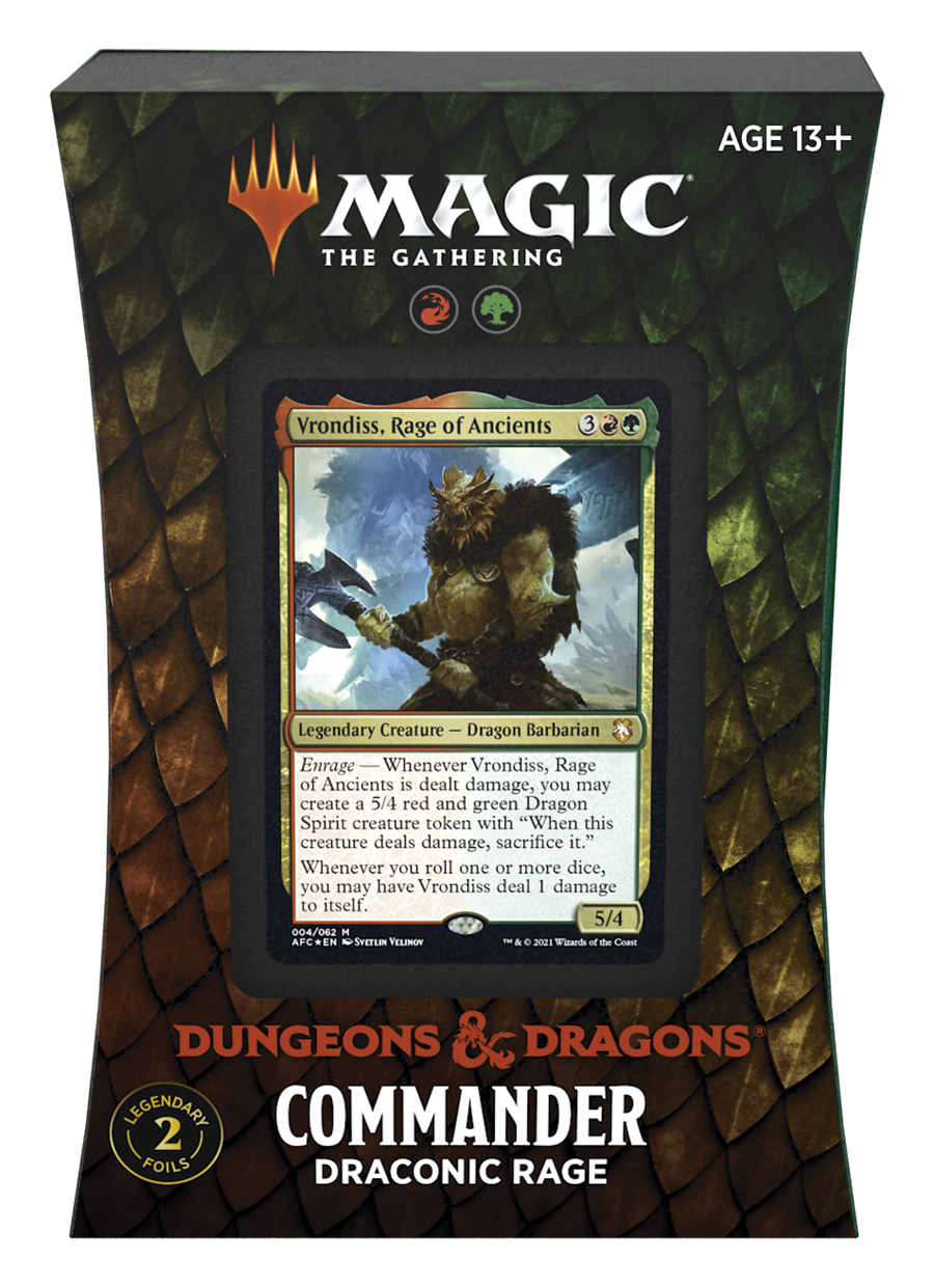 Dungeons & Dragons: Adventures in the Forgotten Realms - Commander Deck Display | Devastation Store