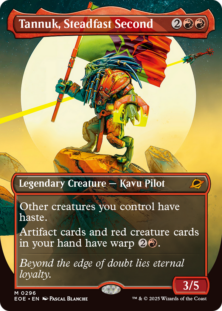 Tannuk, Steadfast Second (Borderless) [Edge of Eternities] | Devastation Store