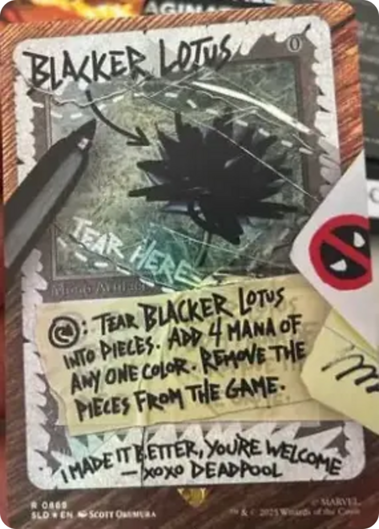 Blacker Lotus (Rainbow Foil) [Secret Lair Drop Series] | Devastation Store