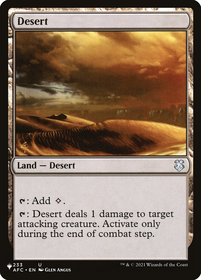 Desert [The List] | Devastation Store