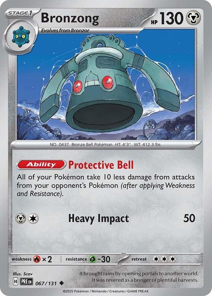 Bronzong (067/131) [Scarlet & Violet: Prismatic Evolutions] | Devastation Store